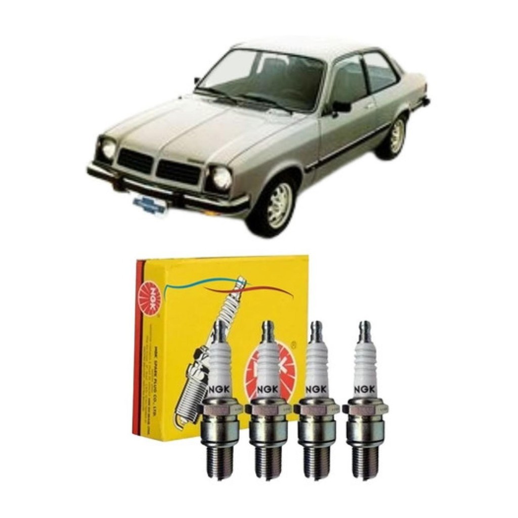 Velas Ignição Chevette 1.6 Álcool 1992 Original Ngk em Oferta na Shopee