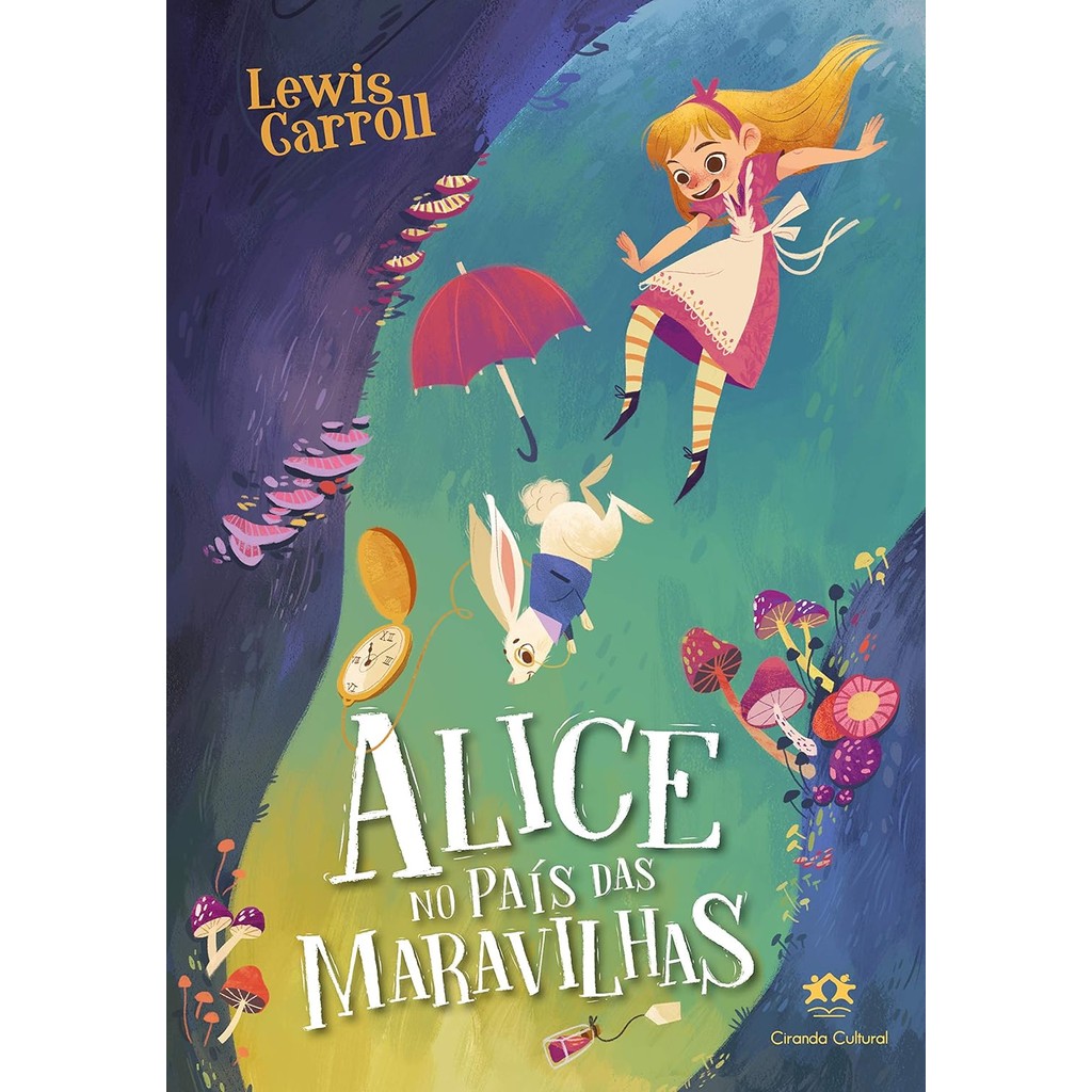 Alice no país das maravilhas | Lewis Carrol em Oferta na Shopee