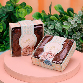 100 CAIXA EMBALAGEM PARA BROWNIE CARINHOSA  4724  ( PASCOA JANGO 2025 ) em Oferta na Shopee