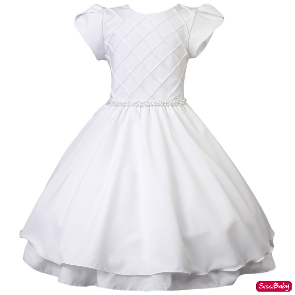 Vestido Comunhão Formatura Casamento Batizado Infanto Juvenil Elegante
