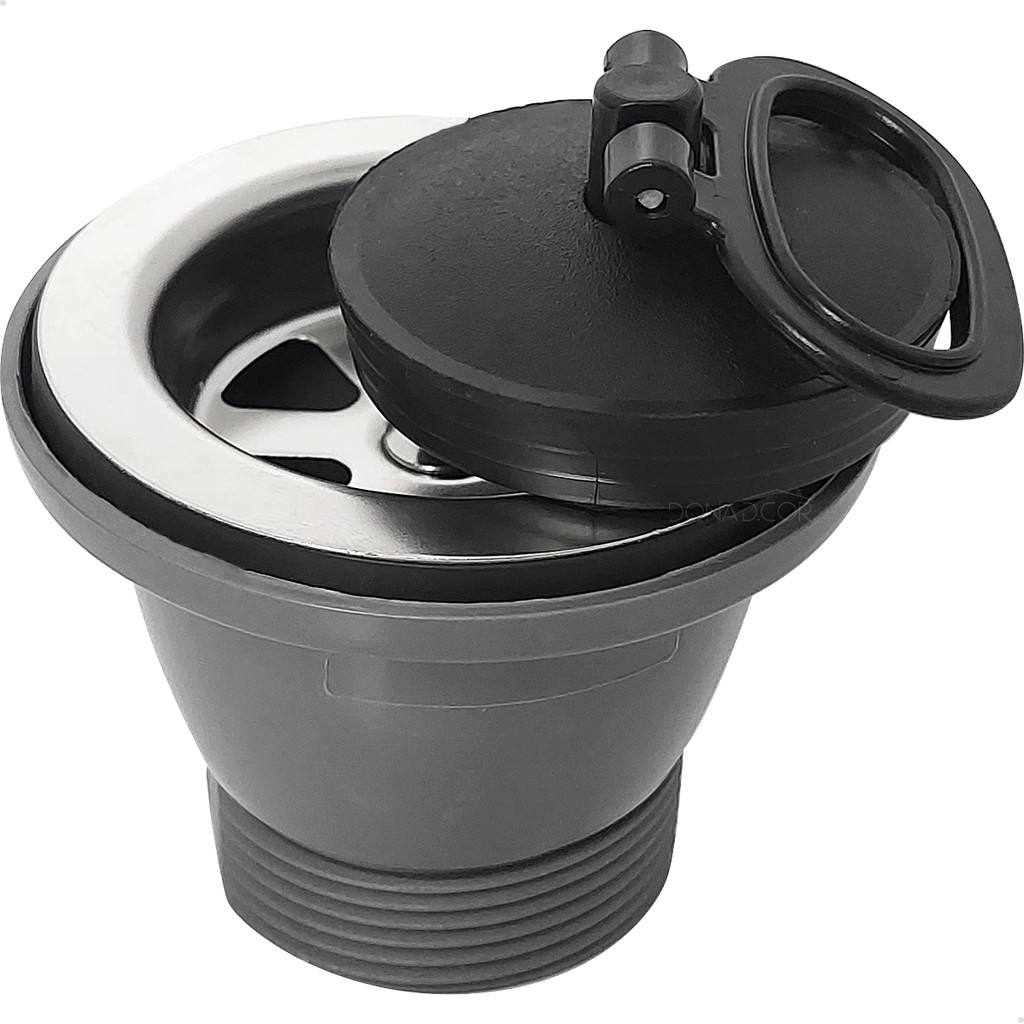 Valvula Para Tanque cuba De Inox 3 Polegadas Com Tampa Ralo Escoamento 70mm Lavatório 3”