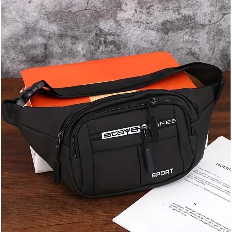 Bolsa Pochete Masculina Esportiva Casual Transversal de Ombro Motoboy em Oferta na Shopee