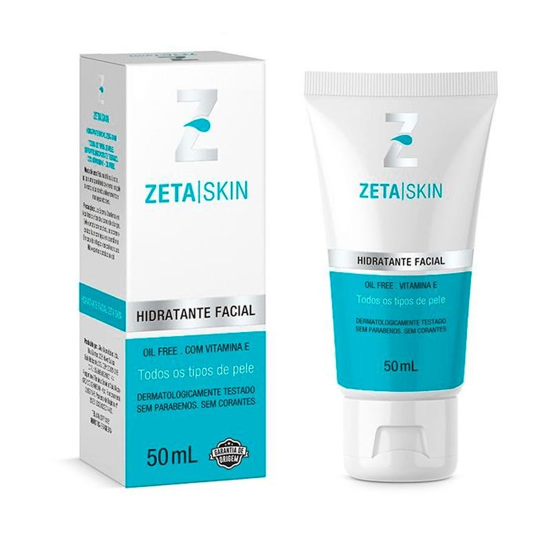 Hidratante Facial Zeta Skin Oil Free e Vitamina E 50ml em Oferta na Shopee