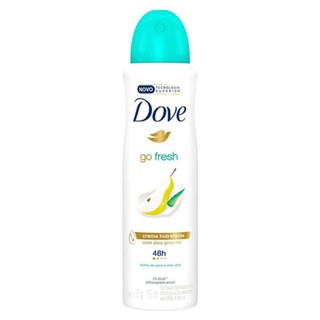 Desodorante Antitranspirante Dove Go Fresh Aerosol Pêra e Aloe Vera Feminino 48h 150ml em Oferta na Shopee