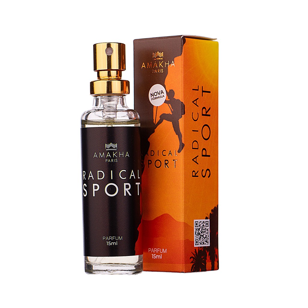 Deo Colônia Masculino Radical Sports 15ml - Amakha Paris