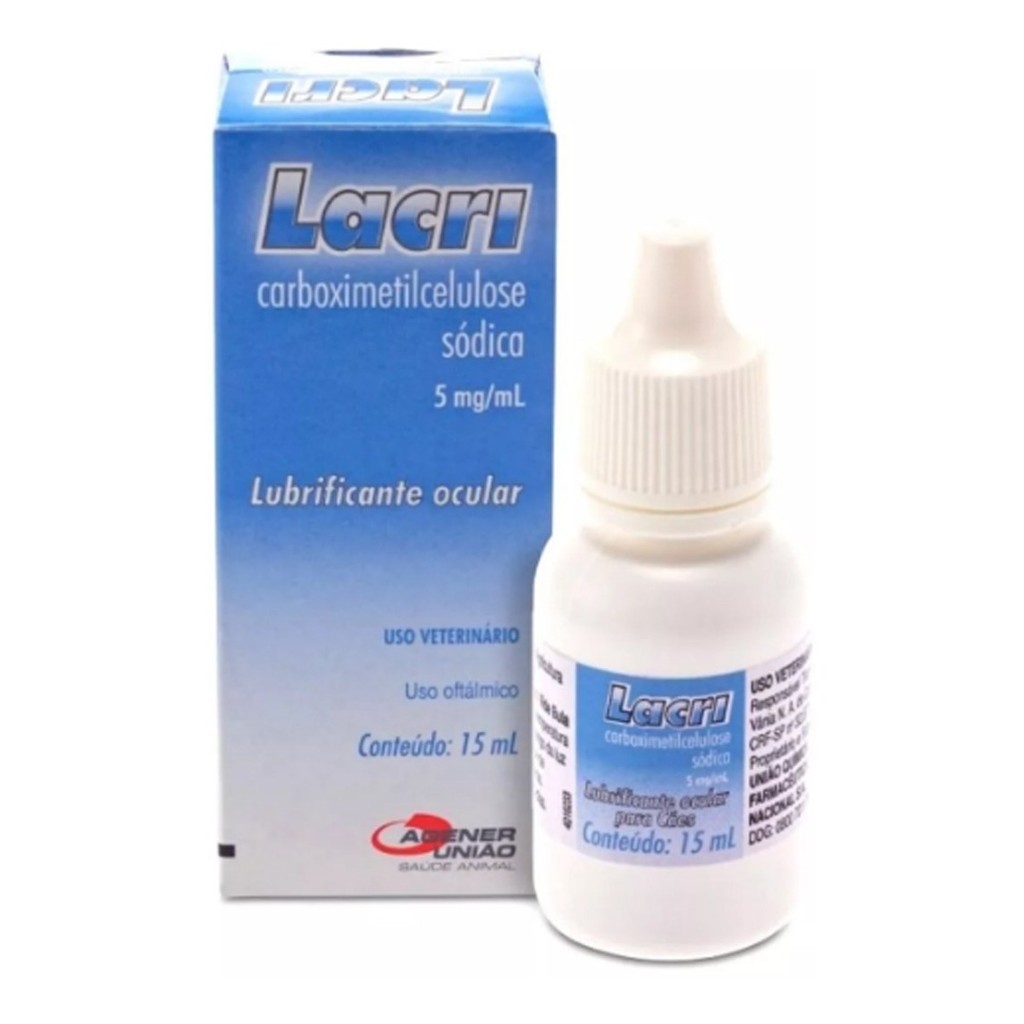 Lacri Colírio 15ml Oftamológico para Cães Agener em Oferta na Shopee
