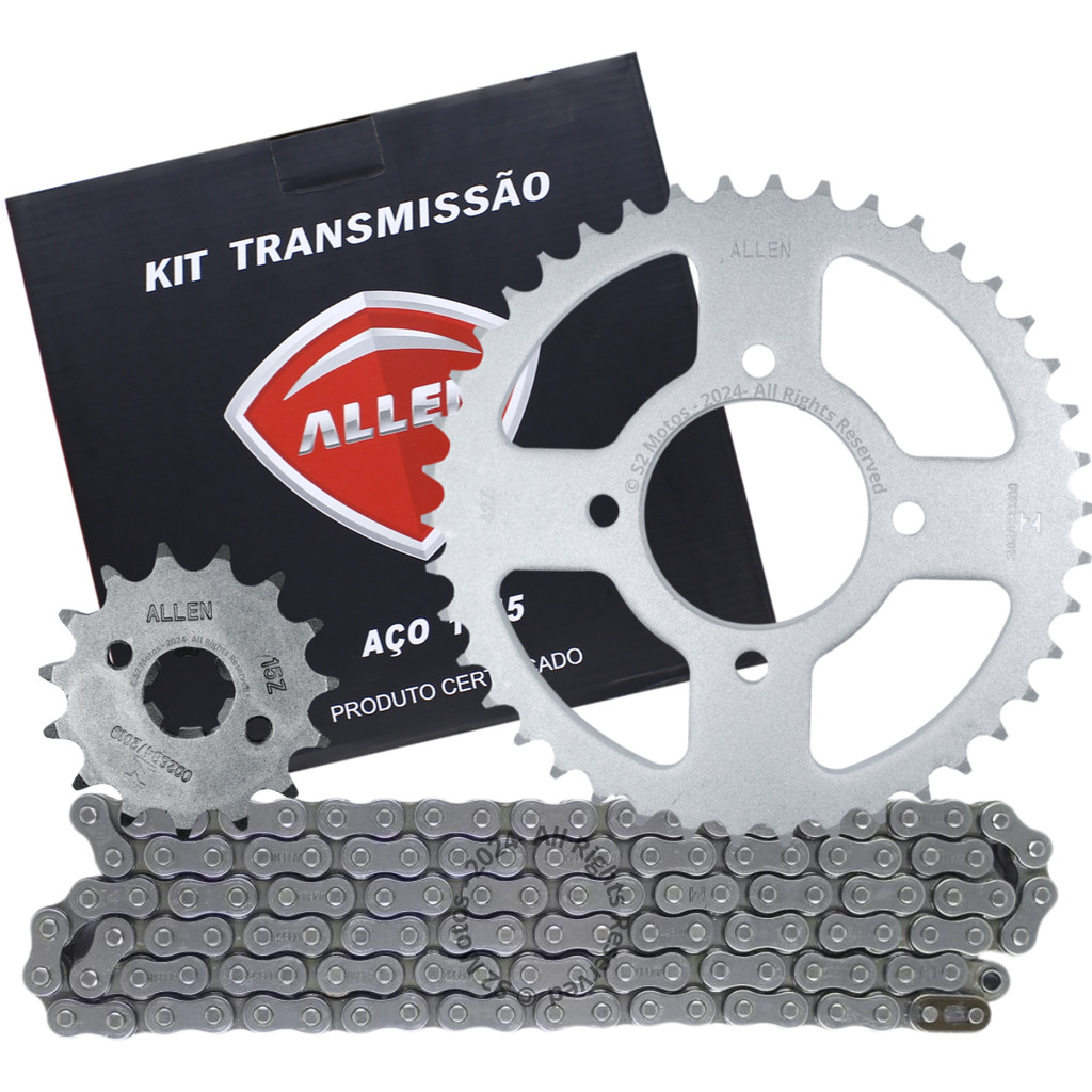Kit Relação Transmissão Allen Suzuki Gsr 150i