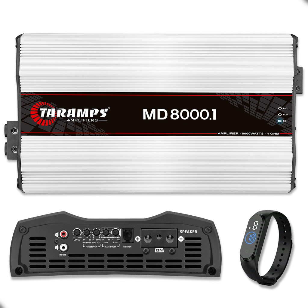Modulo Taramps MD 8000 1 Canal 1 Ohms 8000WRMS Bass Boost Full Range Som Automotivo em Oferta na Shopee