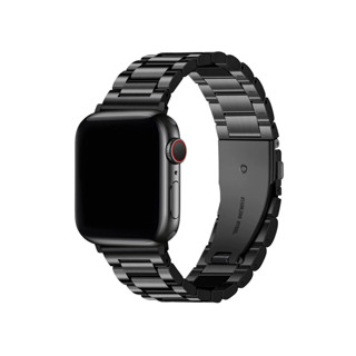 Pulseira de Metal Aço Inoxidável Preta Gshield para Apple Watch 42 44 45 46 49 mm com Fecho Dobrável em Oferta na Shopee