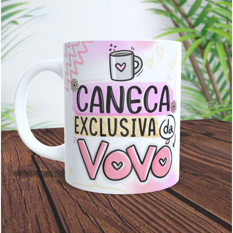 1 caneca personalizada caneca excluisa da vovó presente alta qualidade xicara porcelana ceramica
