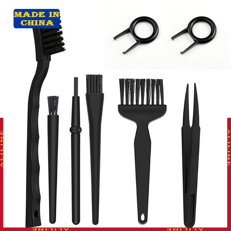 Kit Escovas Limpeza Computador Profissional 6-8 Peças , Varredura Poeira Antiestática