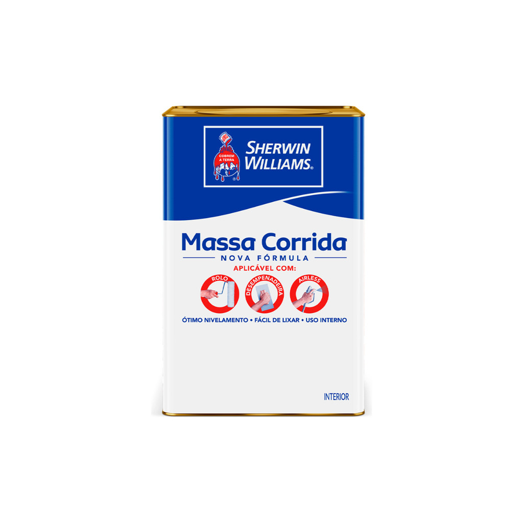 Massa Corrida Metalatex Sherwin Williams 25kg Lata em Oferta na Shopee