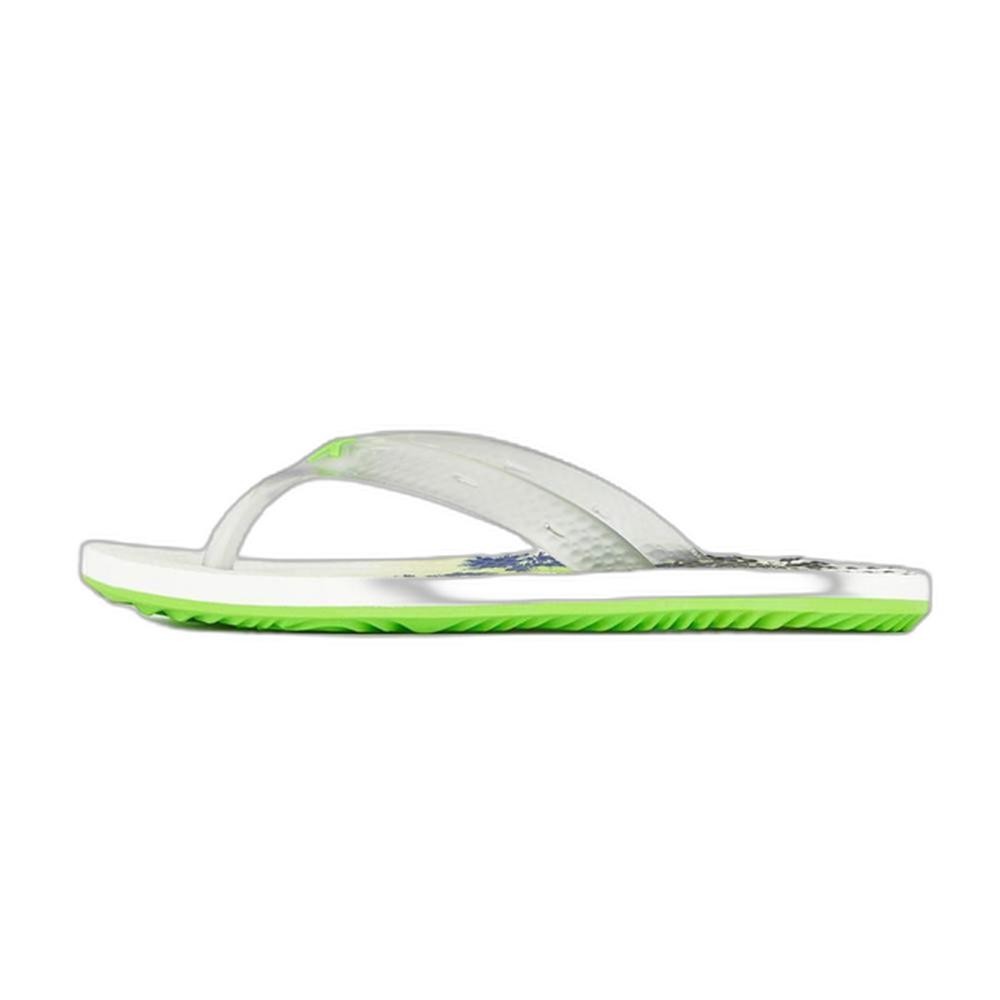 Detalhes do Chinelo Kenner Summer Carnauba Masculino - Branco e Verde
