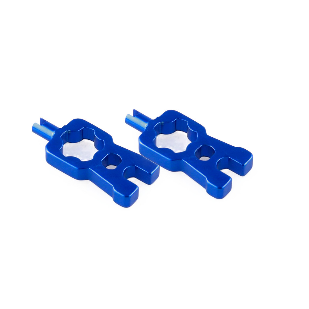 Par de Chaves Sacar nucleo valvula tubeless presta schrader aluminium super leve pratica