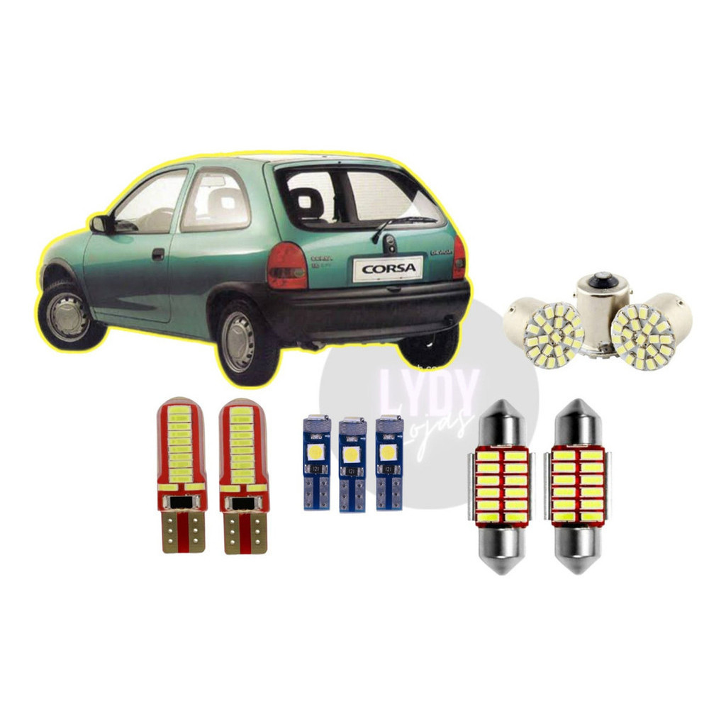 Lampada Led Painel Gm Corsa Wind Wagon  Kit Full Premium