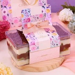 10 Alça P/ Cake Box Quadrada GRACIOSA 4133 (MÃES E NAMORADOS JANGO 2025)
