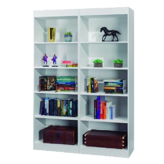 Estante Livreiro Multiuso 8 prateleiras 1,78m Office Branco J&A em Oferta na Shopee