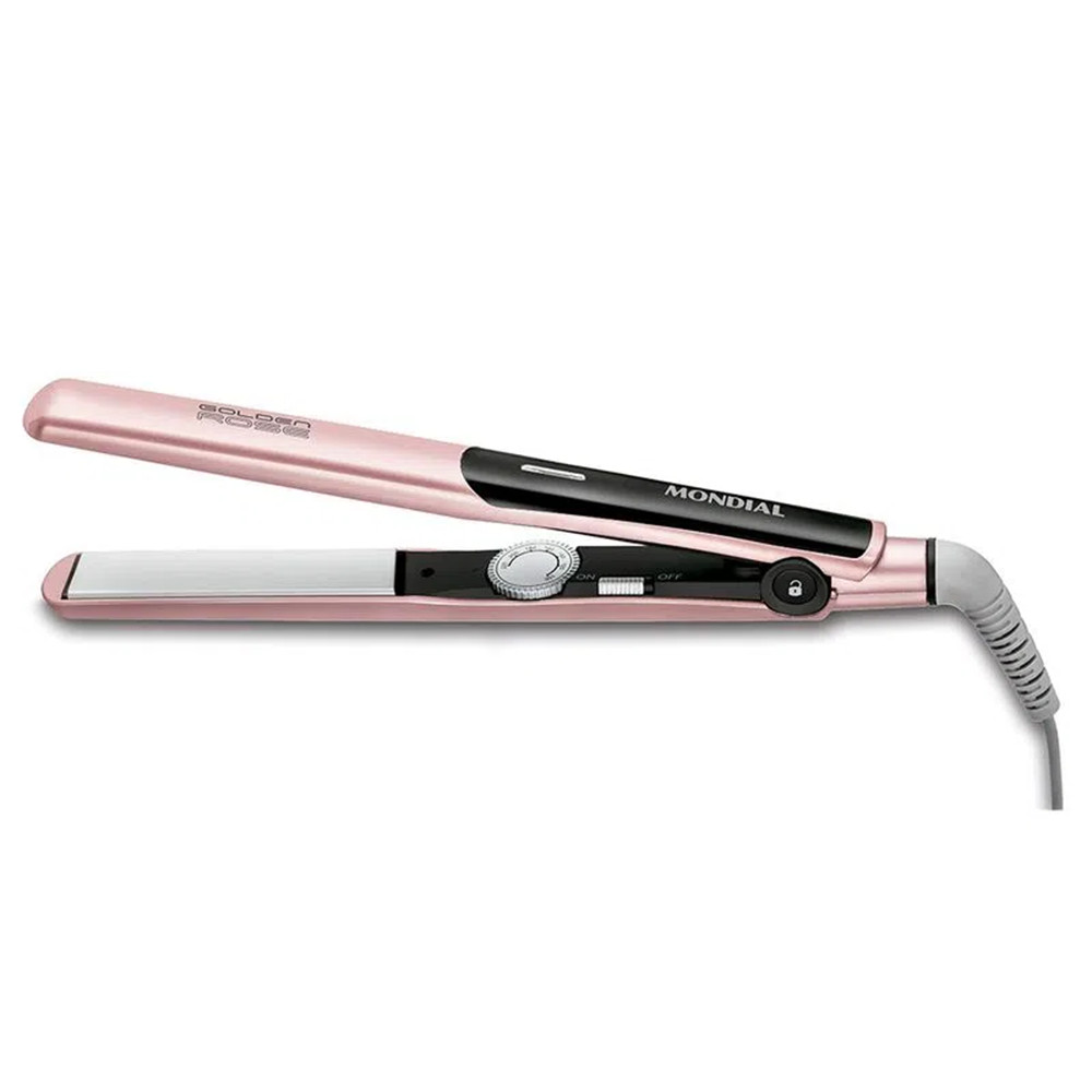 Chapinha Prancha Alisadora, Mondial, Cerâmico + Tourmaline Íon, 45W, BIVOLT - P-20 - GOLDEN ROSE - Beauty