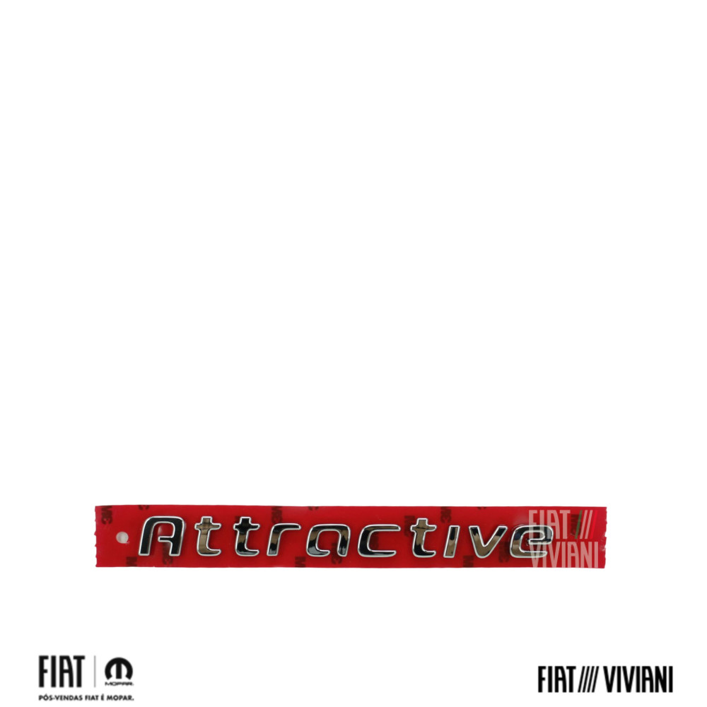 Sigla Attractive Cromada Fiat Grand Siena Novo Palio em Oferta na Shopee