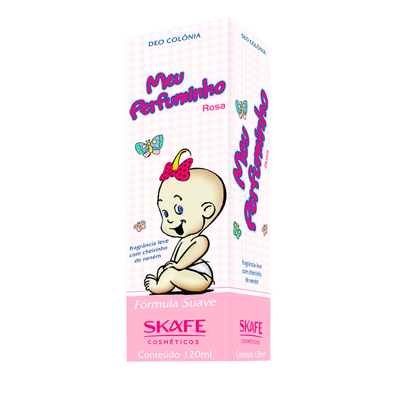 🍼 Colônia Infantil Meu Perfuminho Rosa 120ml | Toque Suave & Cheirinho Delicado | Dermatologicamente Testada em Oferta na Shopee
