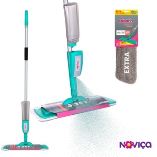 Mop Noviça Spray Com Reservatório De Produto Base Microfibra em Oferta na Shopee