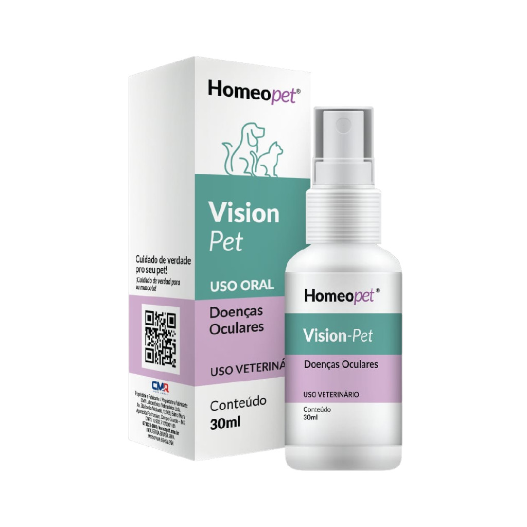 Sistema de Terapia Real H - Homeo Pet - Vision Pet - 30ML - Para Cães e Gatos