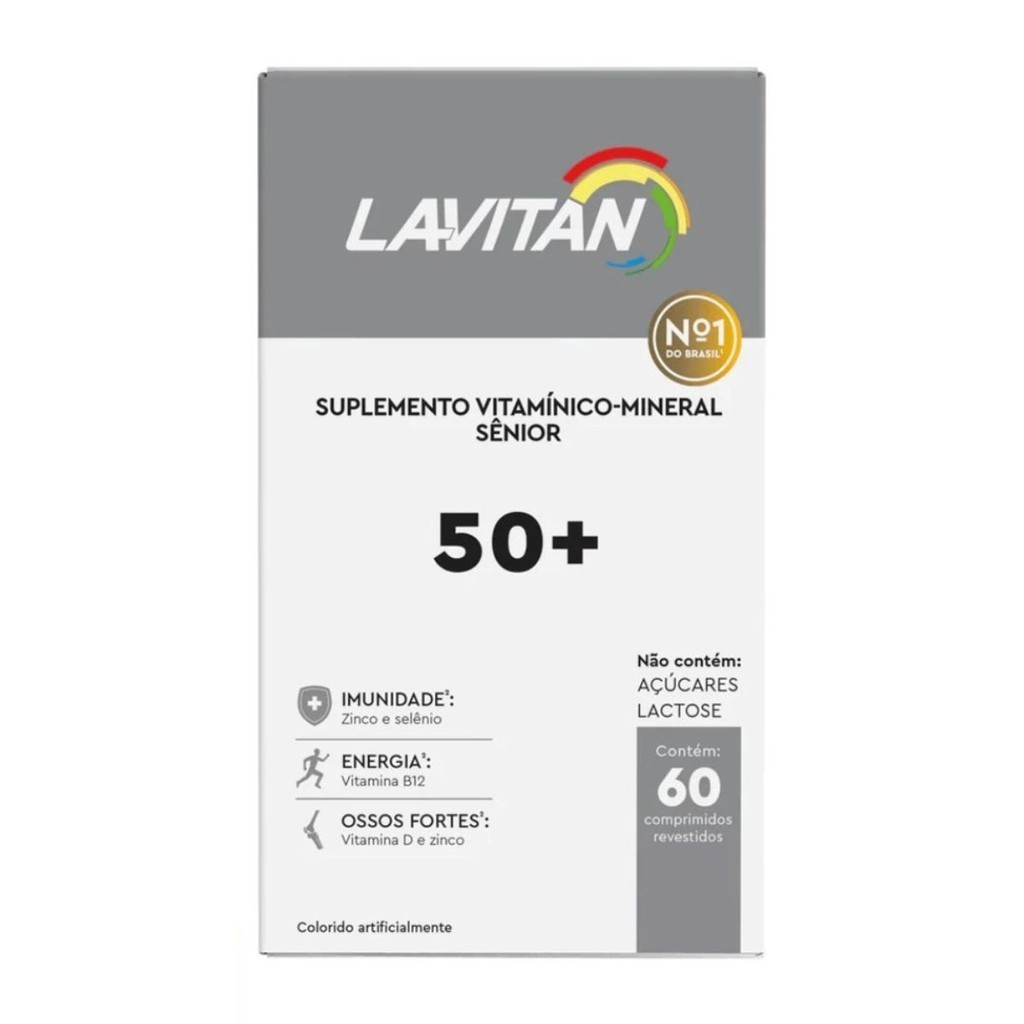 Lavitan Senior 50+ Suplemento Vitamina 60 Comprimidos