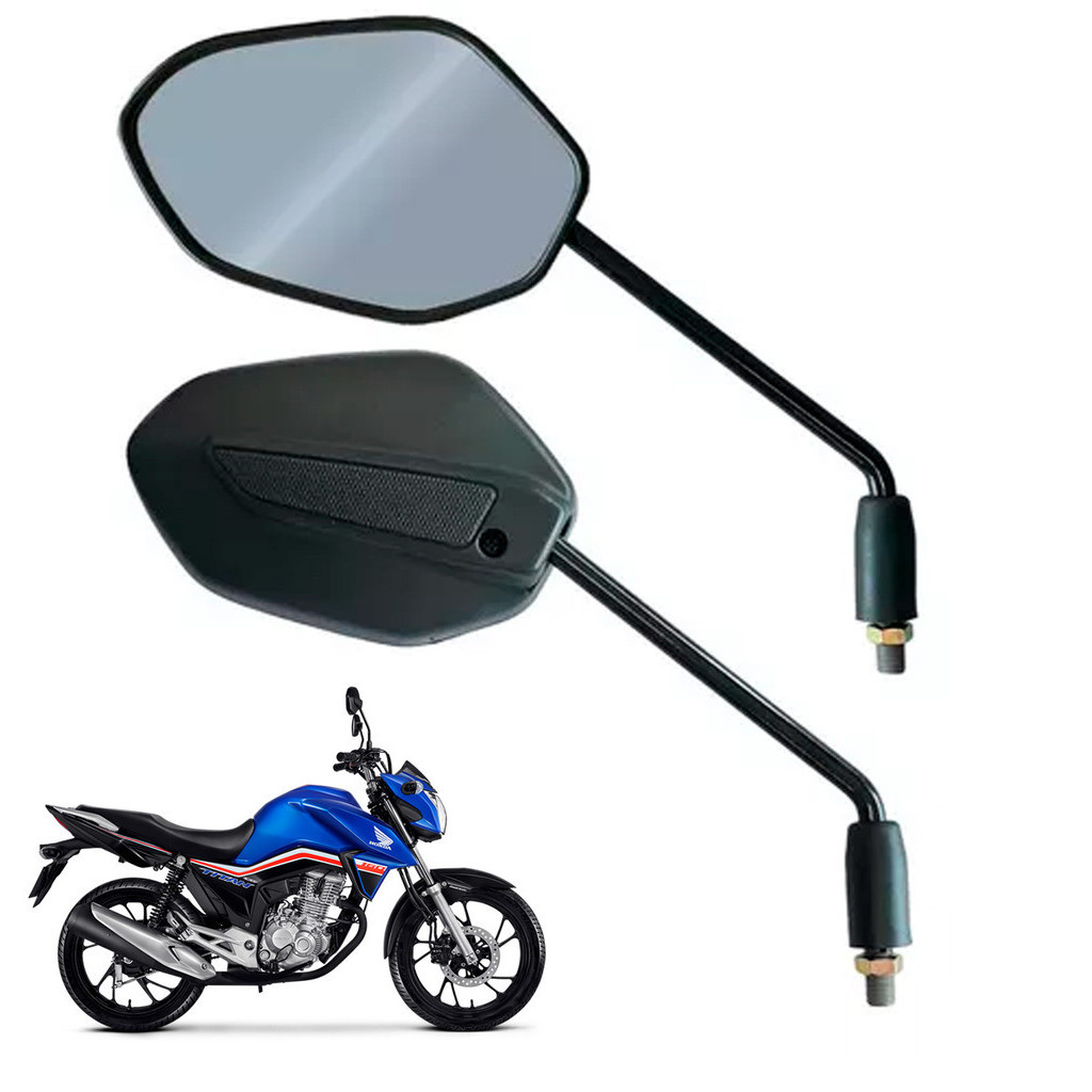 Par Espelho Retrovisor Gvs Nova Titan Fan 160 2018 A 2022