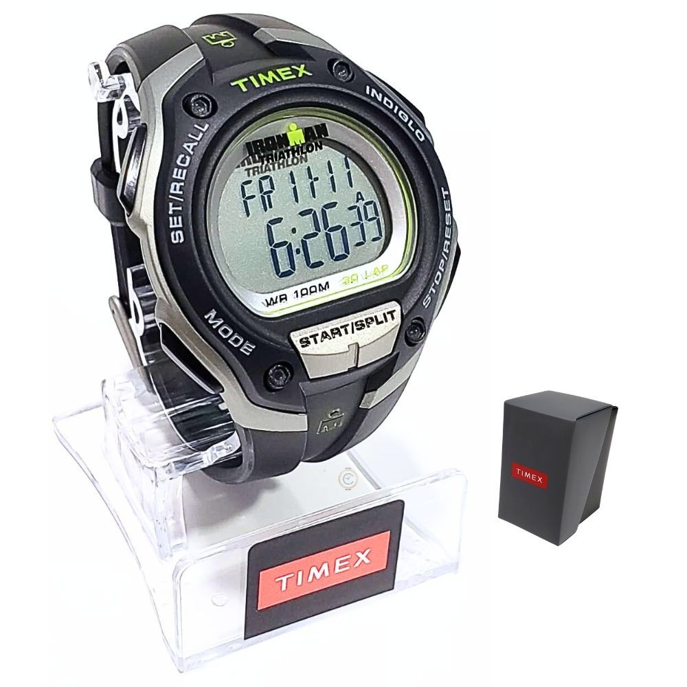 Relógio Timex Masculino Digital Ironman Triathlon T5K412 em Oferta na Shopee