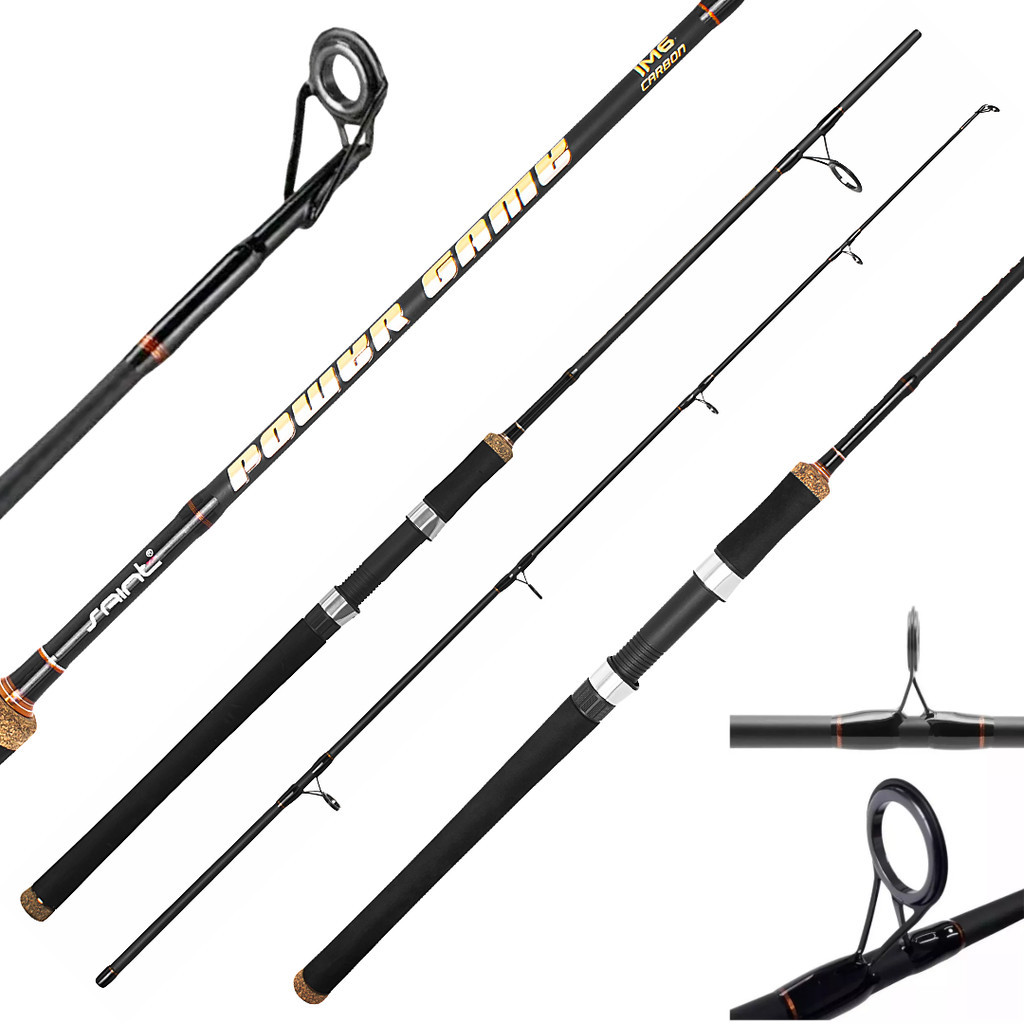 VARA PARA MOLINETE SAINT POWER GAME - 6'0" (1.80M) 20-40 LBS - 2 PARTES