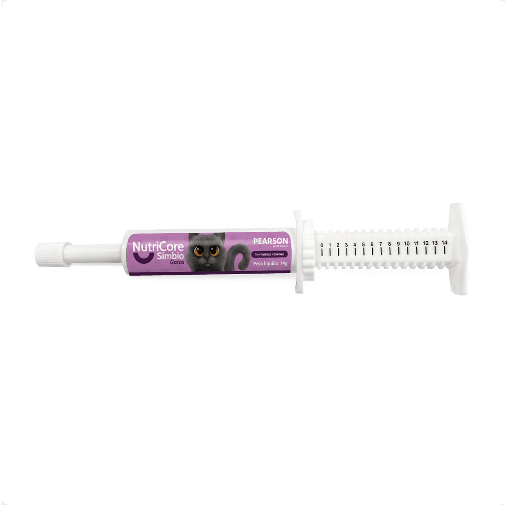 Nutricore Simbio Suplemento para Gatos - Seringa 14g - Pets