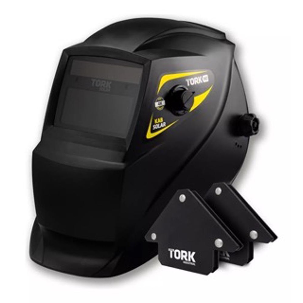 Máscara Solda Escurecimento Automático 4k + 2 Esquadros Tork em Oferta na Shopee