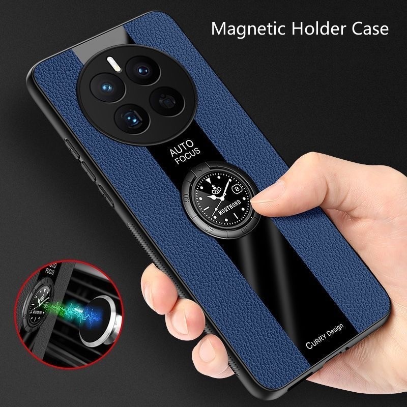 Capa De Couro De Luxo Para Realme 12 Pro Plus 12Pro 5G Silicone Anel em Oferta na Shopee