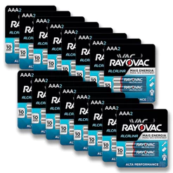 Pilha Alcalina AAA Rayovac Bateria 3A Palito kit 32 unidades