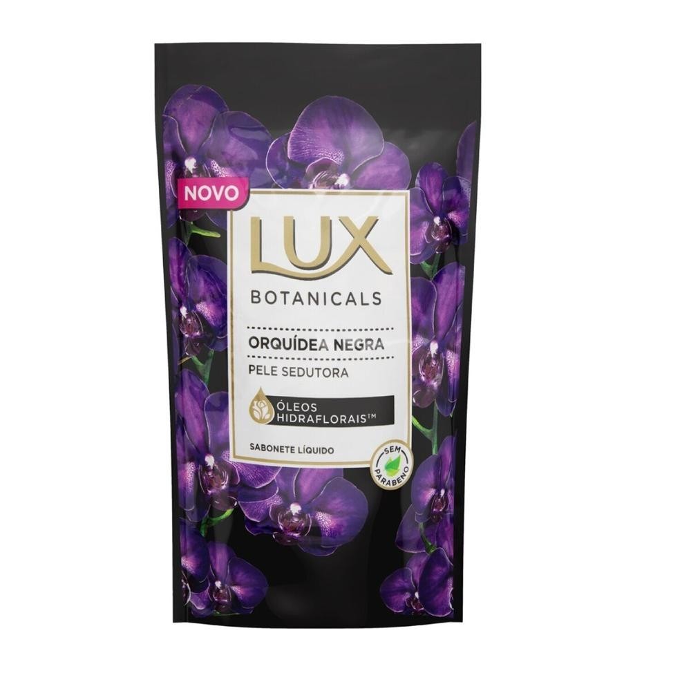Sabonete Liquido Lux Botanicals Orquidea Negra Refil 200ml em Oferta na Shopee