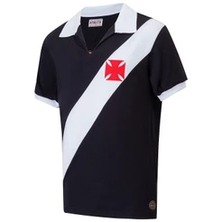 Camisa Vasco Retrô 1960 Preta Masculina Oficial