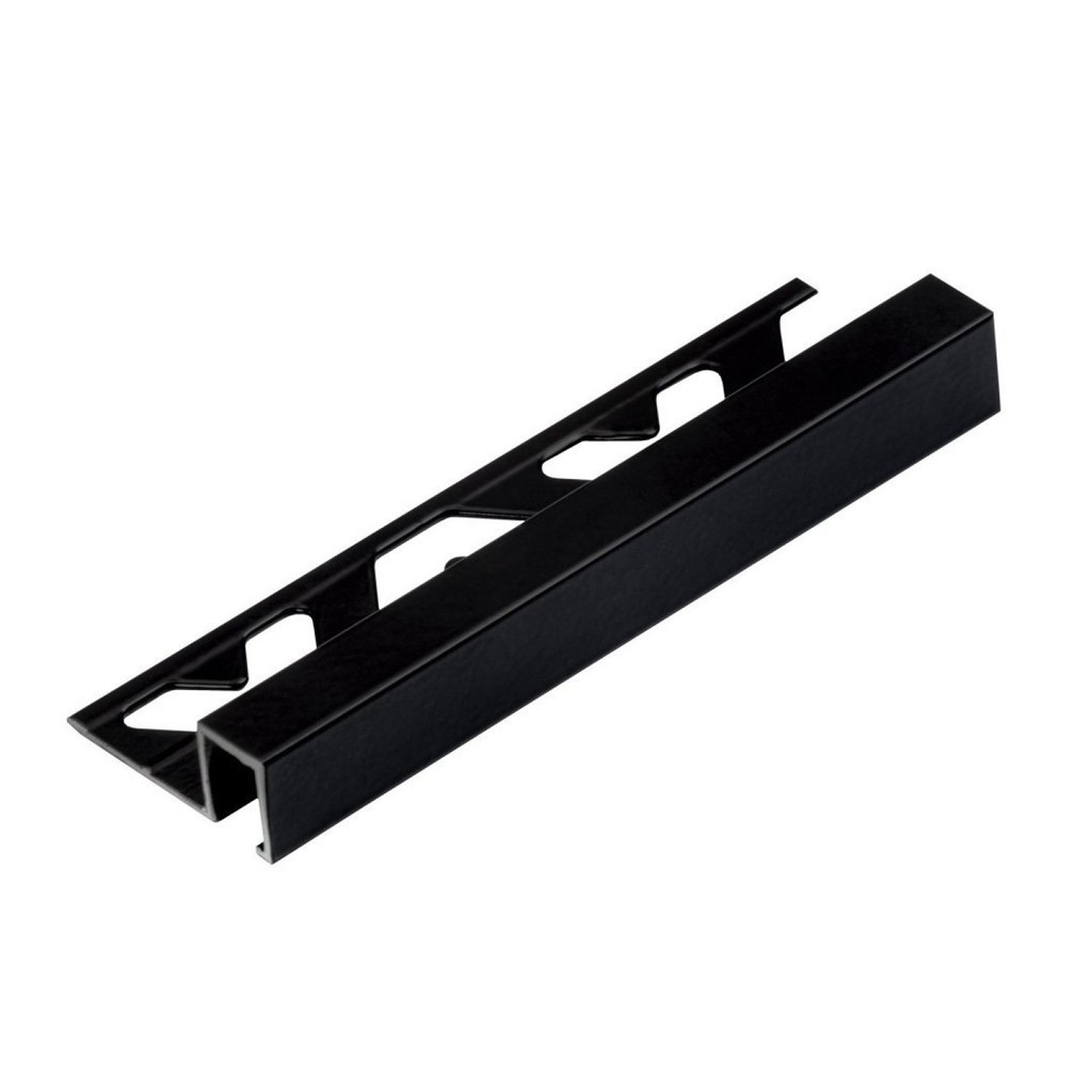 Perfil de Alumínio para Acabamento 10mm X 1,2cm Firenze Black Matte Viscardi