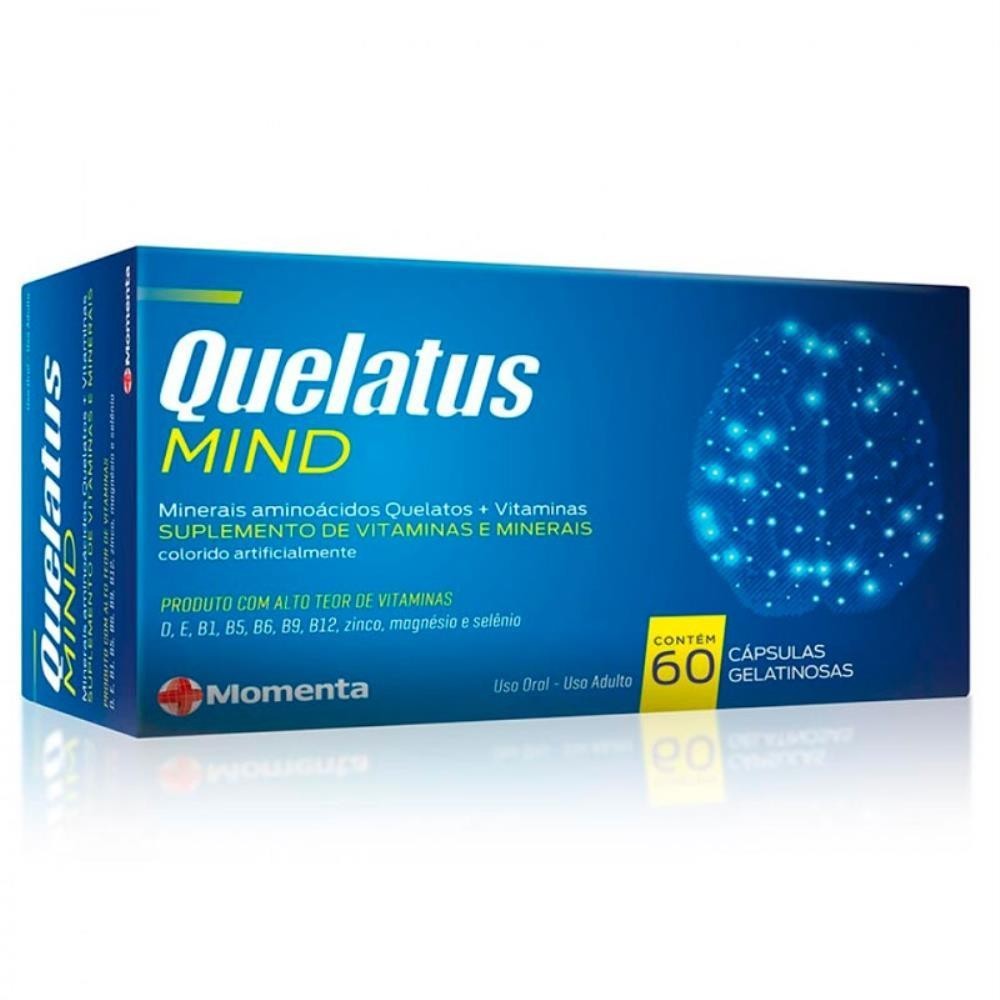 QUELATUS MIND COM 60 CÁPSULAS - Health