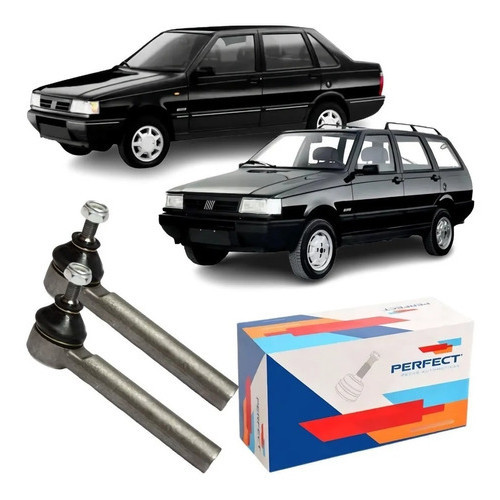 Par Terminal Direção Perfect Fiat Uno 1.0 8v 2002 2012