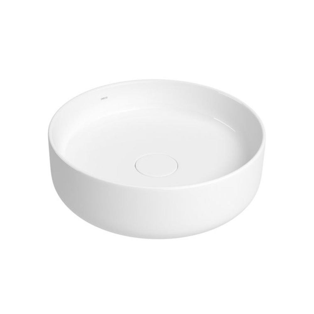 Cuba De Apoio Redonda Slim Branca Deca 40 cm em Oferta na Shopee