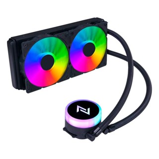 WATER COOLER NEOLOGIC LIQUID COLOR DARK STORM 2.4 INTEL/AMD,RAINBOW,  240MM, PRETO - NLDRK240R em Oferta na Shopee