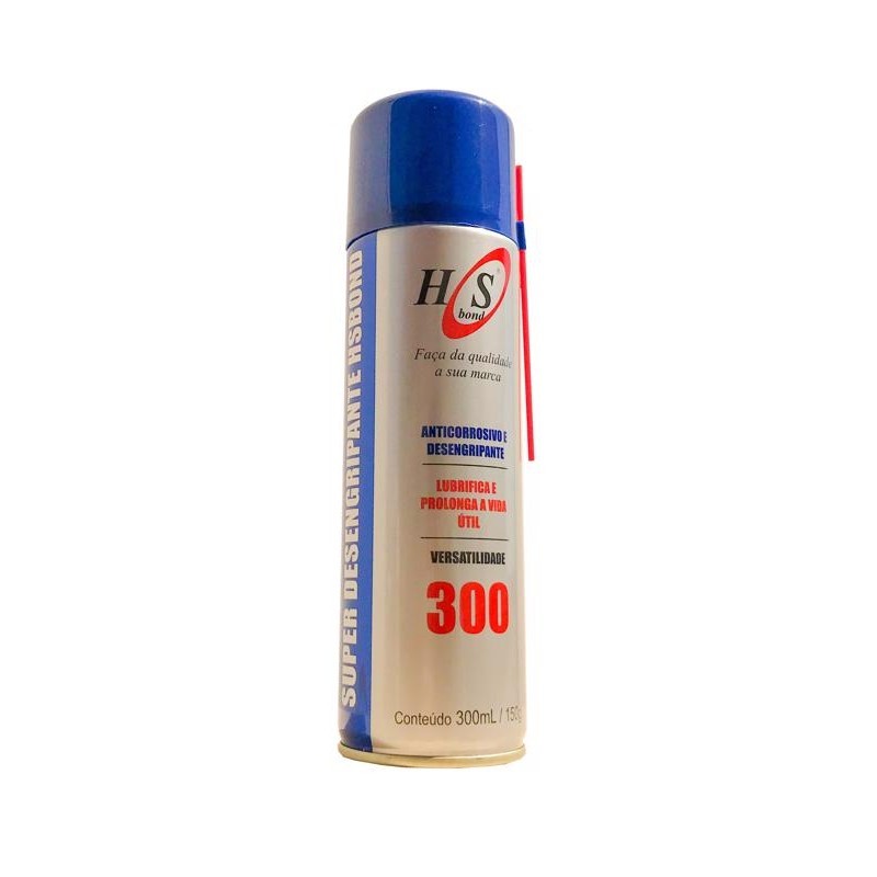 Super Desengripante HS Bond 300ml lubrificante nao secativo e protetivo Desengripa porcas e parafusos enferrujados em Oferta na Shopee