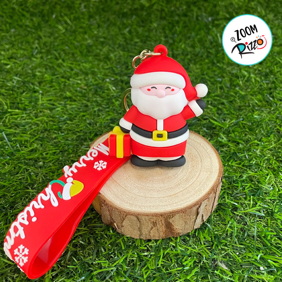 Chaveiro Papai Noel - 6cm - 1 unidade - Rizzo