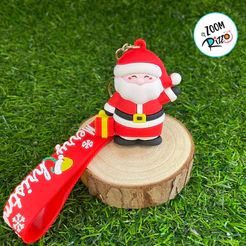 Chaveiro Papai Noel - 6cm - 1 unidade - Rizzo