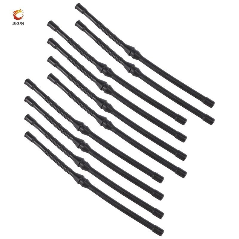 10X Tubo Preto De Mangueira De Combustível Para Motosserra Chinesa 4500 5200 45Cc 52Cc 58Cc MT-9999 Plástico Mangueiras Parte Da Ferramenta