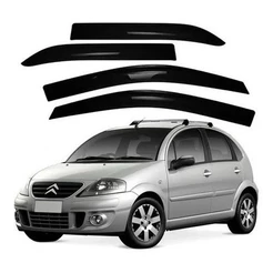 Calha de Chuva Defletor Citroen C-3 2003 a 2012 Exceto Nil C3 4 Portas Ecoflex