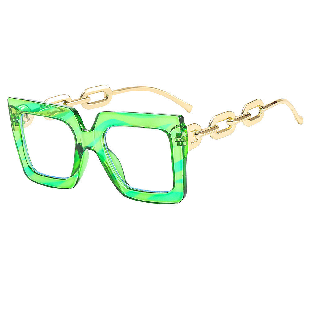 Novo Estilo Moldura Quadrada Óculos de Sol Homens Moldura Grande Moldura Trendy Óculos de Sol de Rua Óculos de Sol Mulher Proteção Ultravioleta