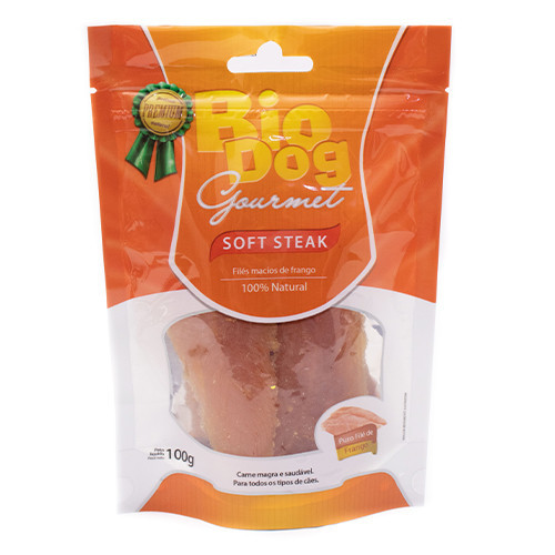 Petisco Bio Dog Gourmet Soft Steak para Caes 100g
