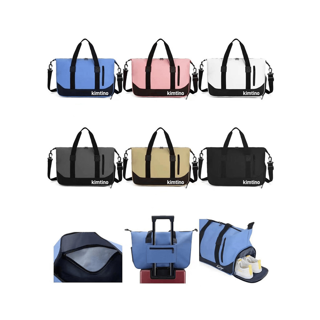 Bolsa Mala Mochila De Viagem Impermeável Esportes Academia Bagagem Viagem Com Alça Lateral