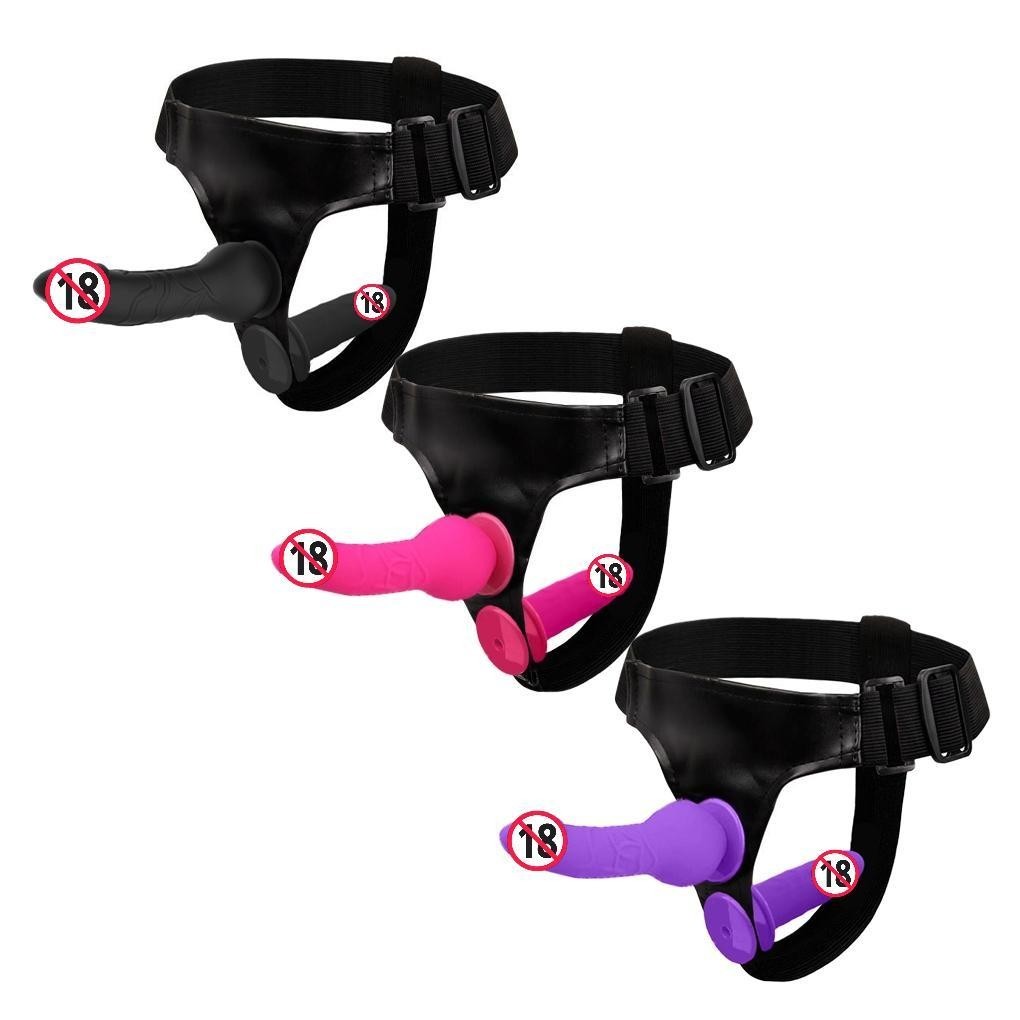 Cinta Peniana com Prótese Dupla BDSM - 3 Cores SEX SHOP LB6105 em Oferta na Shopee